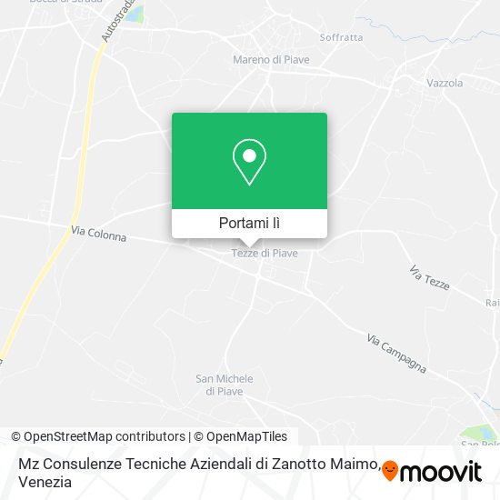 Mappa Mz Consulenze Tecniche Aziendali di Zanotto Maimo