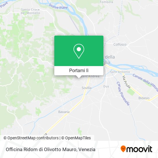 Mappa Officina Ridom di Olivotto Mauro