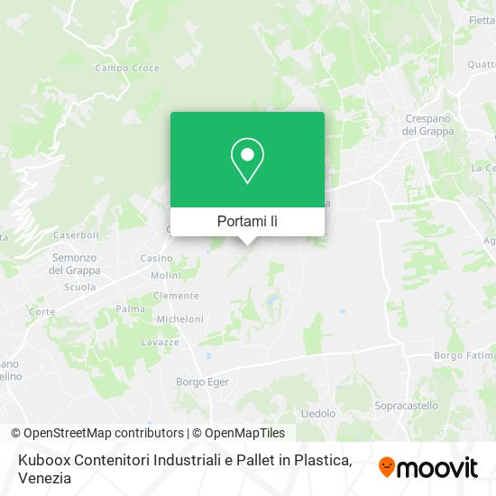 Mappa Kuboox Contenitori Industriali e Pallet in Plastica