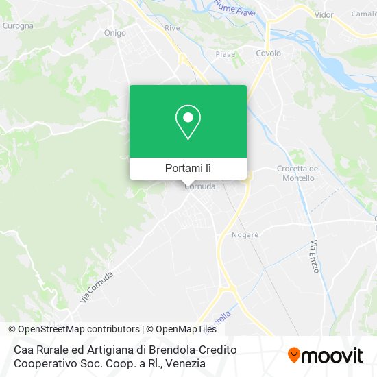 Mappa Caa Rurale ed Artigiana di Brendola-Credito Cooperativo Soc. Coop. a Rl.