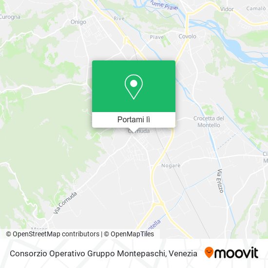 Mappa Consorzio Operativo Gruppo Montepaschi