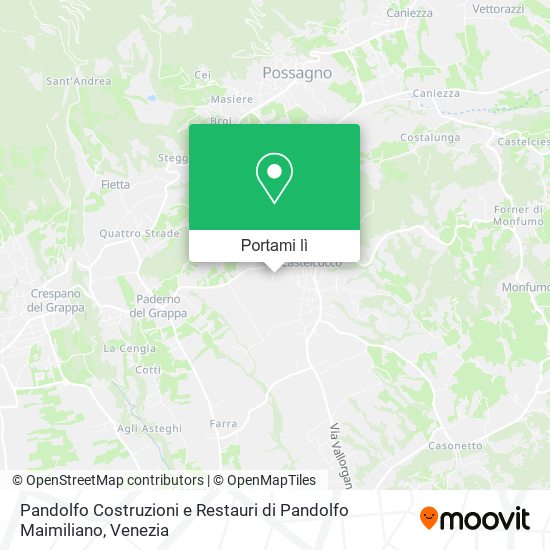 Mappa Pandolfo Costruzioni e Restauri di Pandolfo Maimiliano