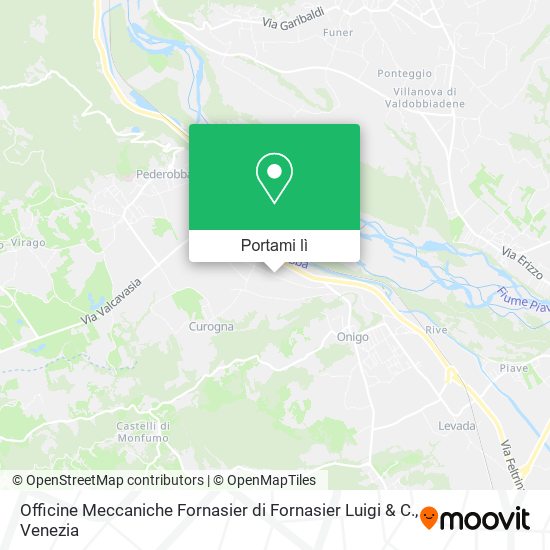 Mappa Officine Meccaniche Fornasier di Fornasier Luigi & C.