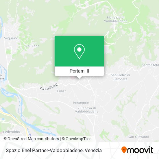 Mappa Spazio Enel Partner-Valdobbiadene