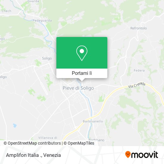 Mappa Amplifon Italia .