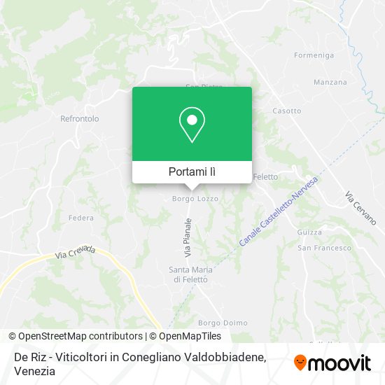 Mappa De Riz - Viticoltori in Conegliano Valdobbiadene