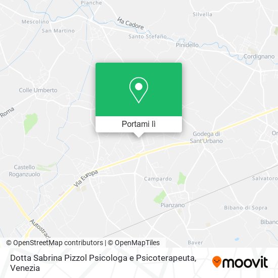 Mappa Dotta Sabrina Pizzol Psicologa e Psicoterapeuta