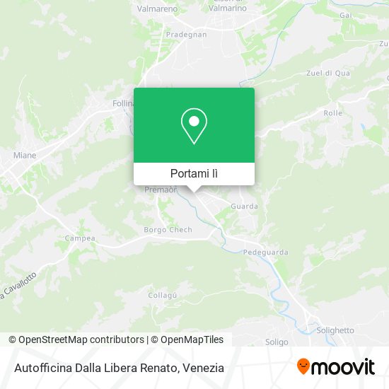 Mappa Autofficina Dalla Libera Renato