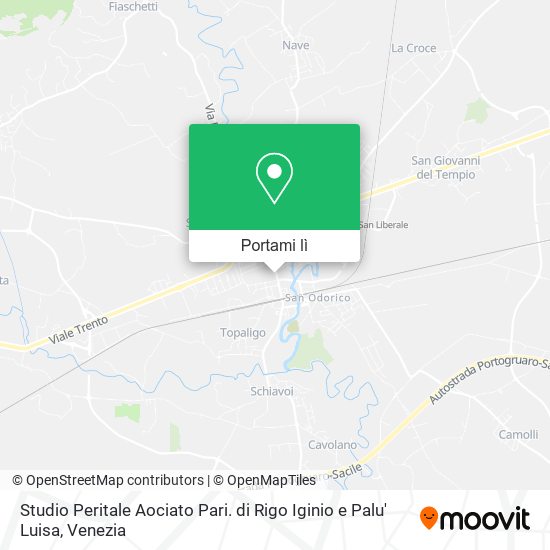 Mappa Studio Peritale Aociato Pari. di Rigo Iginio e Palu' Luisa