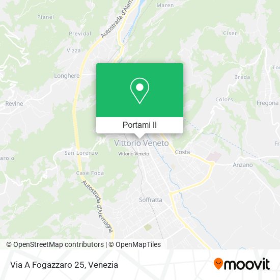 Mappa Via A  Fogazzaro  25