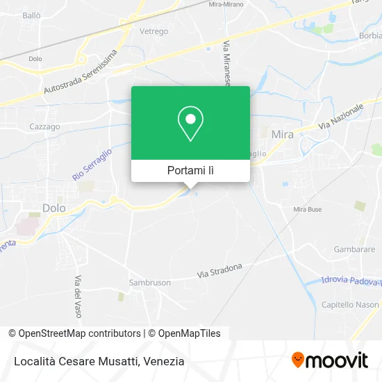 Mappa Località Cesare Musatti