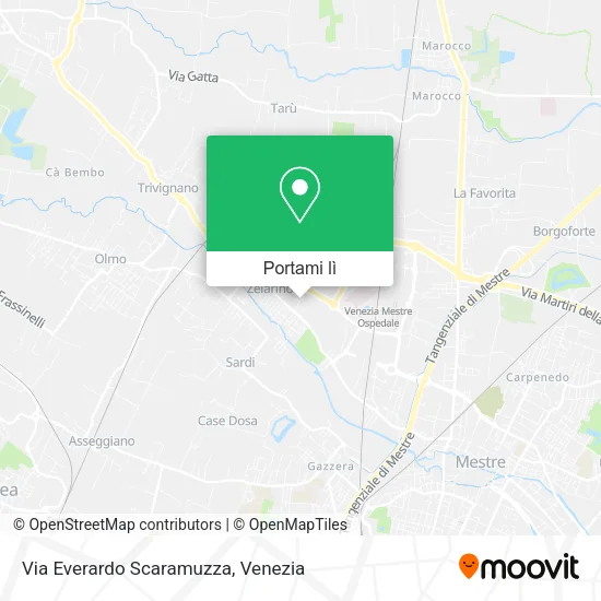 Mappa Via Everardo Scaramuzza