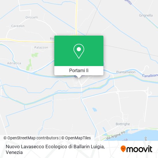 Mappa Nuovo Lavasecco Ecologico di Ballarin Luigia