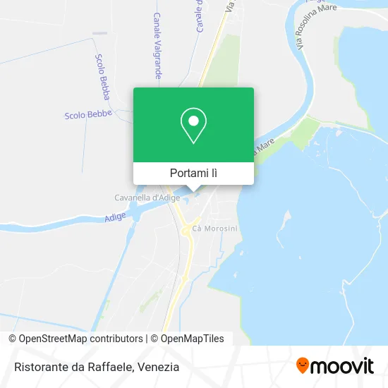 Mappa Ristorante da Raffaele