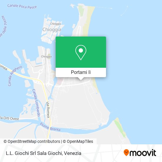 Mappa L.L. Giochi Srl Sala Giochi