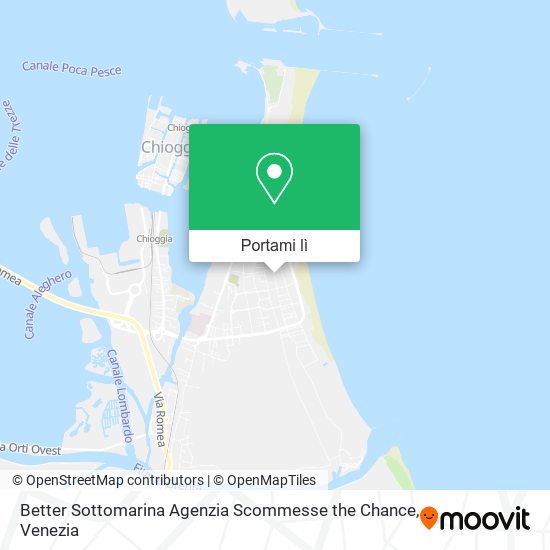 Mappa Better Sottomarina Agenzia Scommesse the Chance