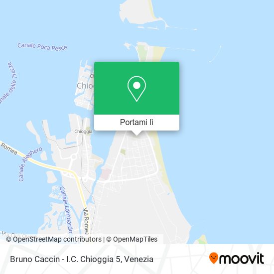 Mappa Bruno Caccin - I.C. Chioggia 5