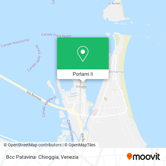 Mappa Bcc Patavina- Chioggia