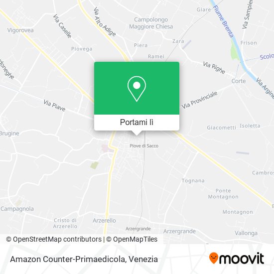 Mappa Amazon Counter-Primaedicola