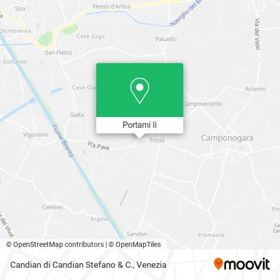 Mappa Candian di Candian Stefano & C.