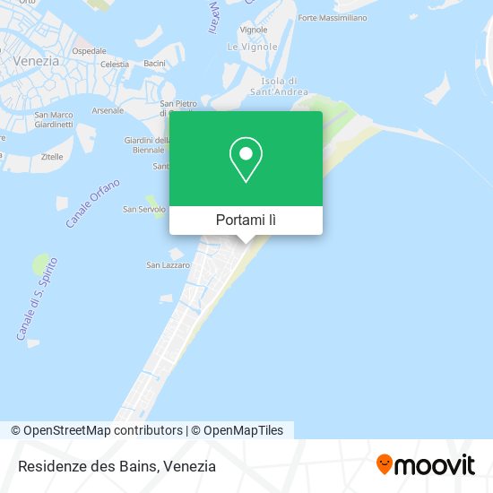 Mappa Residenze des Bains