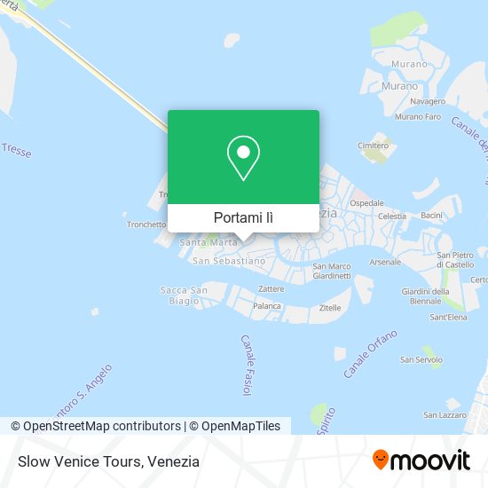 Mappa Slow Venice Tours