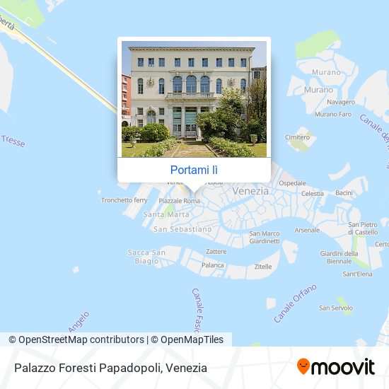 Mappa Palazzo Foresti Papadopoli
