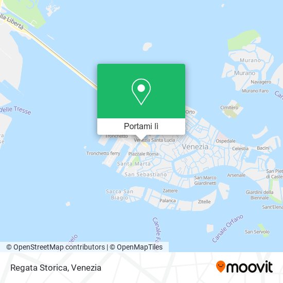 Mappa Regata Storica