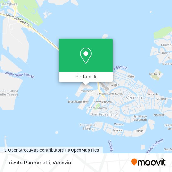 Mappa Trieste Parcometri