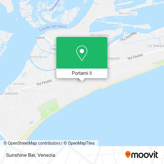 Mappa Sunshine Bar