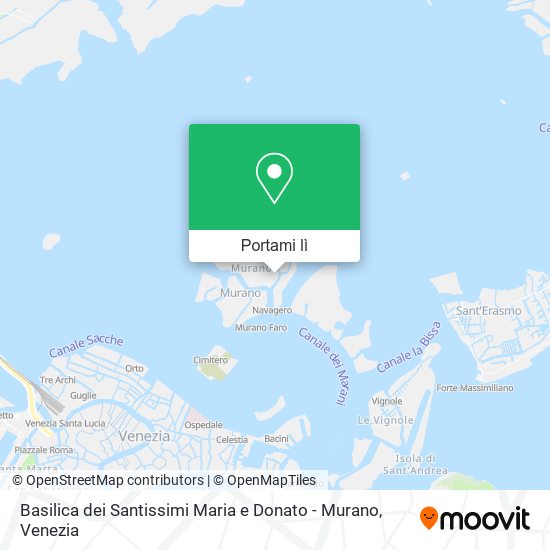 Mappa Basilica dei Santissimi Maria e Donato - Murano