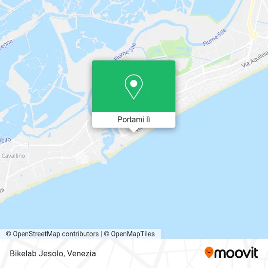 Mappa Bikelab Jesolo