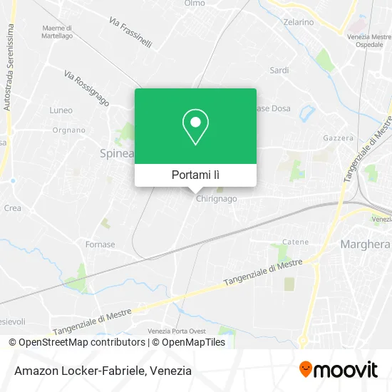 Mappa Amazon Locker-Fabriele