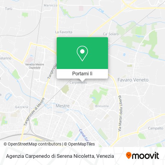 Mappa Agenzia Carpenedo di Serena Nicoletta