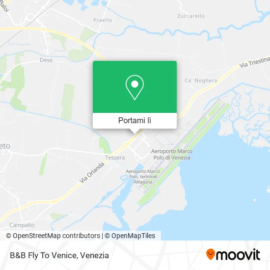 Mappa B&B Fly To Venice