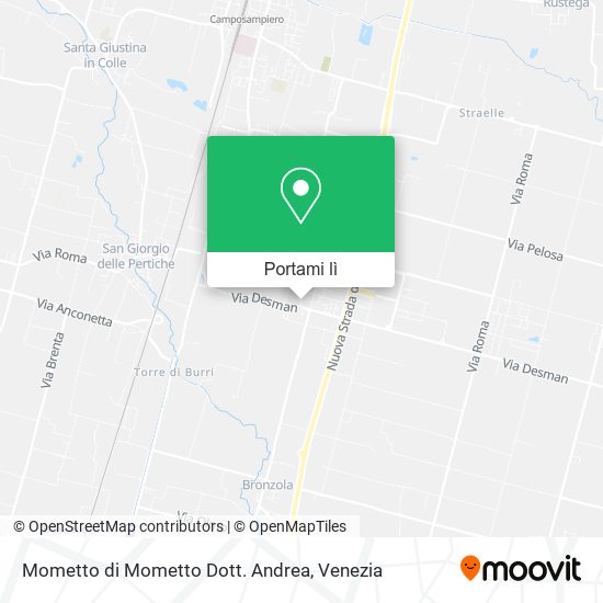 Mappa Mometto di Mometto Dott. Andrea