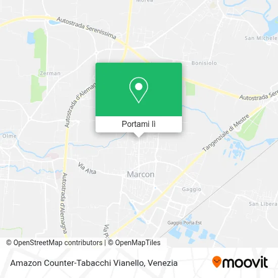 Mappa Amazon Counter-Tabacchi Vianello
