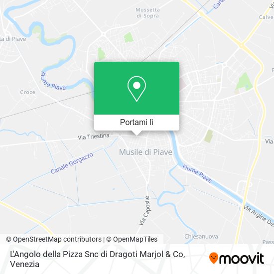 Mappa L'Angolo della Pizza Snc di Dragoti Marjol & Co