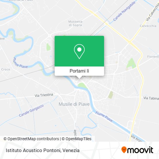 Mappa Istituto Acustico Pontoni