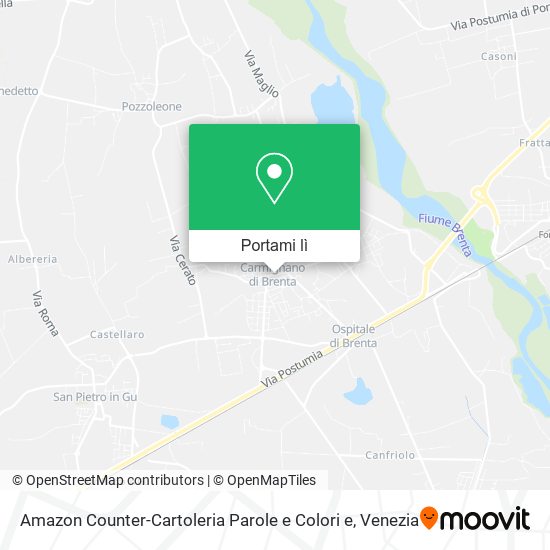 Mappa Amazon Counter-Cartoleria Parole e Colori e