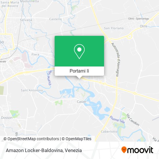 Mappa Amazon Locker-Baldovina