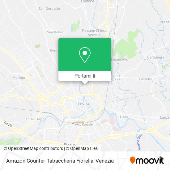 Mappa Amazon Counter-Tabaccheria Fiorella