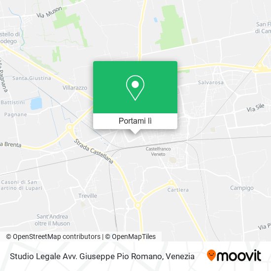 Mappa Studio Legale Avv. Giuseppe Pio Romano