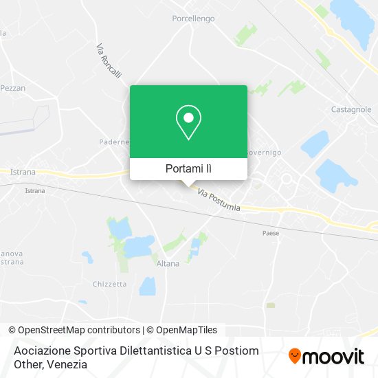 Mappa Aociazione Sportiva Dilettantistica U S Postiom Other