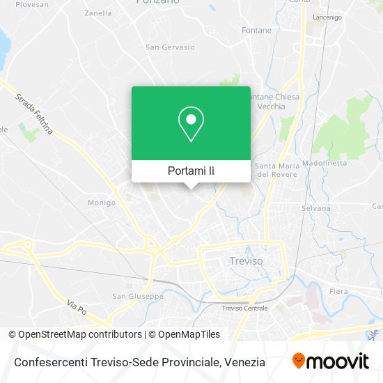 Mappa Confesercenti Treviso-Sede Provinciale