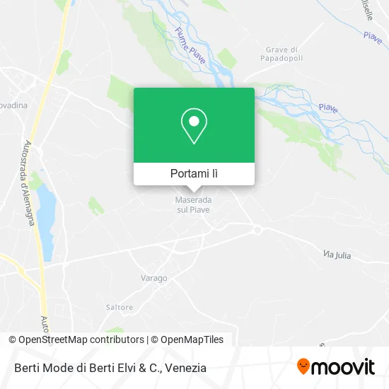 Mappa Berti Mode di Berti Elvi & C.