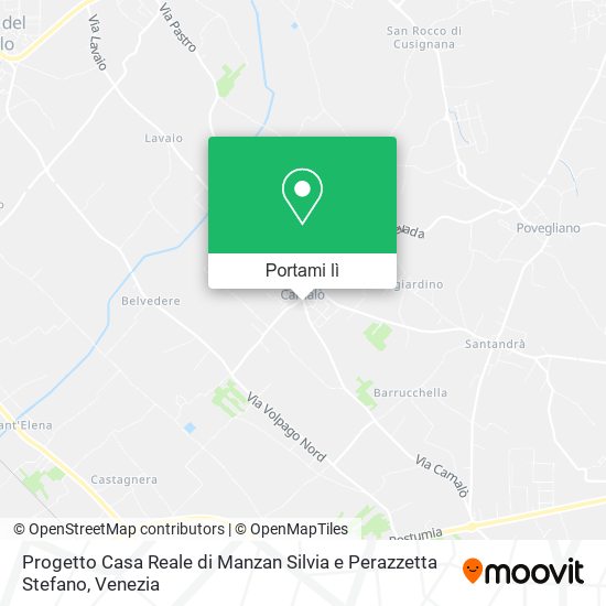 Mappa Progetto Casa Reale di Manzan Silvia e Perazzetta Stefano