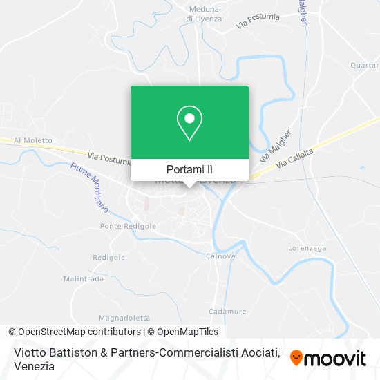Mappa Viotto Battiston & Partners-Commercialisti Aociati