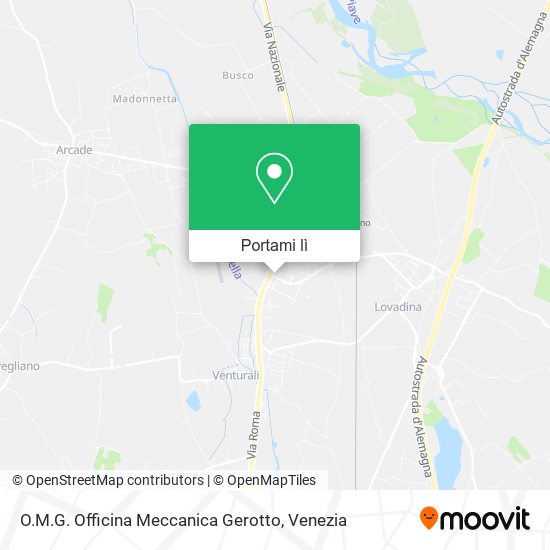 Mappa O.M.G. Officina Meccanica Gerotto