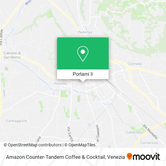 Mappa Amazon Counter-Tandem Coffee & Cocktail